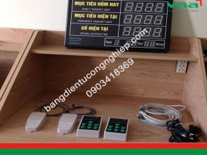 bảng led hiển thị sản lượng chuyền may