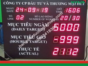 bảng sản lượng chuyền may 1