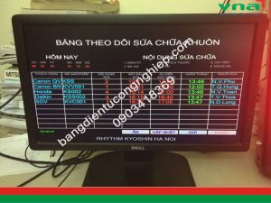 bảng theo dõi sửa chưa khuôn 4