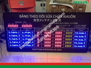 bảng theo dõi sửa chưa khuôn 5