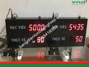 bảng led hiển thị sản lượng chuyền may