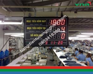 Lắp đặt bảng sản lượng cho Công ty VIPIC1