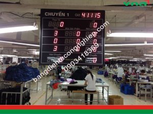 bảng năng suất chuyền may 3