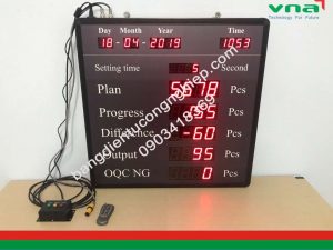 bảng hiển thị thông tin sản xuất 3