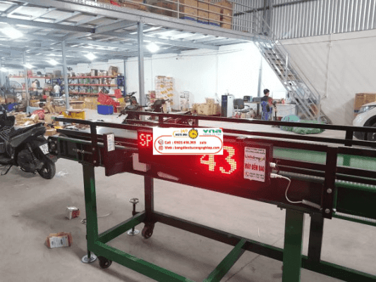 Lắp đặt Bộ đếm sản phẩm trên băng chuyền băng tải - DUNG AN