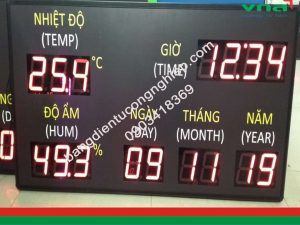 đồng hồ nhiệt độ độ ẩm