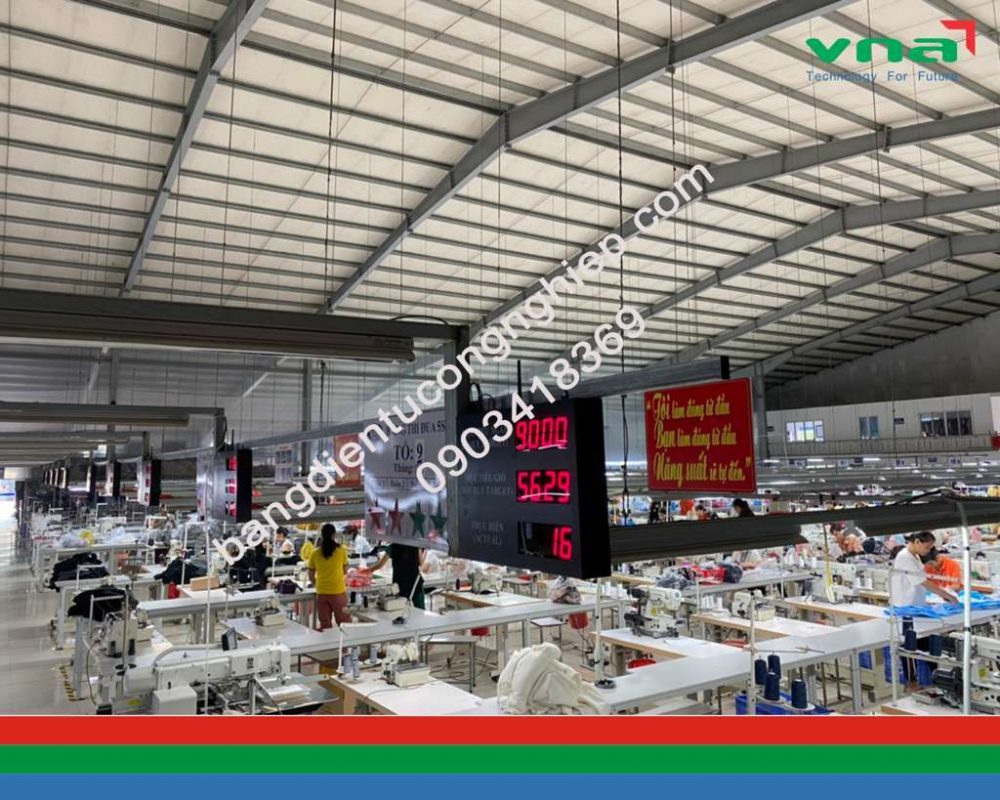 bảng điện tử chuyền may kết nối không dây (5)