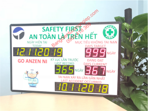 Bảng thông tin an toàn lao động điện tử nhà máy