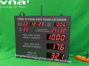 Bảng điện tử dùng trong chuyền may Bảng điện tử dùng trong chuyền may