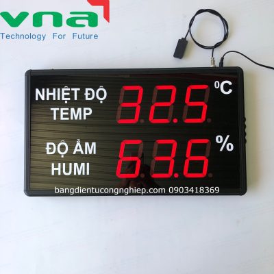 Đồng hồ điện tử đo nhiệt độ độ ẩm 
