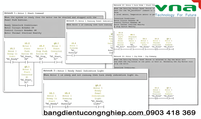 Ngôn ngữ lập trình Ladder Logic dựa trên các biểu đồ mạch điện