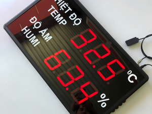 Màn hình LED hiển thị rõ ràng: