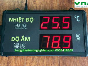 Bảng hiển thị nhiệt độ, độ ẩm - CÔNG TY TNHH VIENERGY