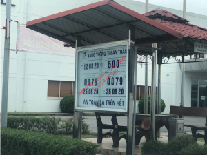 Bảng điện tử an toàn lao động