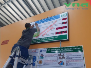 Lắp đặt bảng an toàn lao động