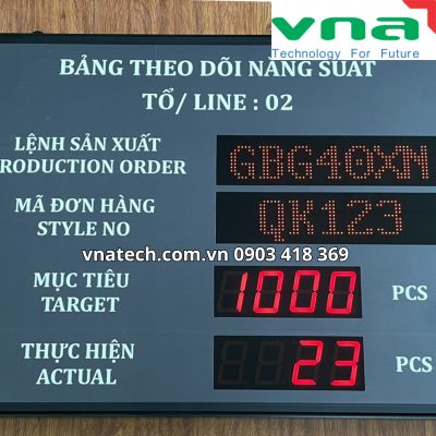 Các tính năng của Bảng điện tử chuyền may - CÔNG TY TNHH SẢN XUẤT MAY MẶC HAVA yêu cầu