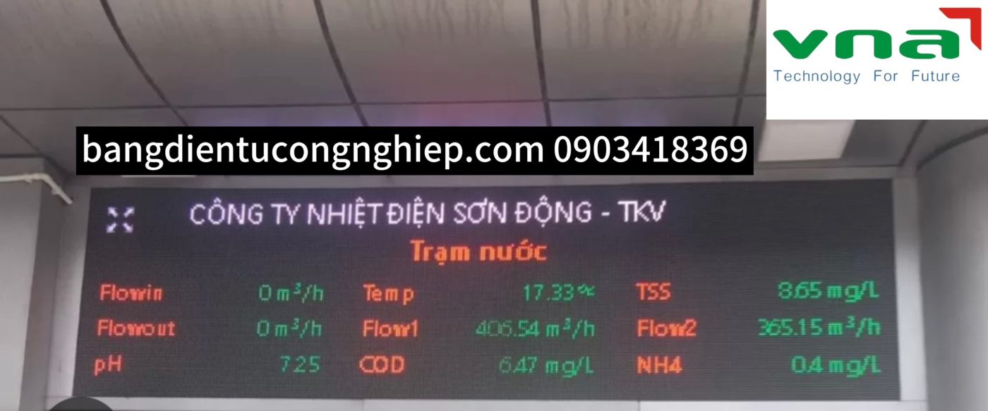 Màn hình led quan trắc cỡ lớn