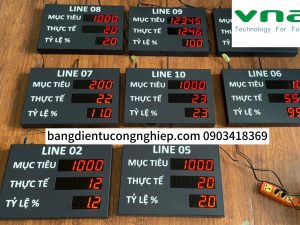 Dự án bảng điện tử chuyền may