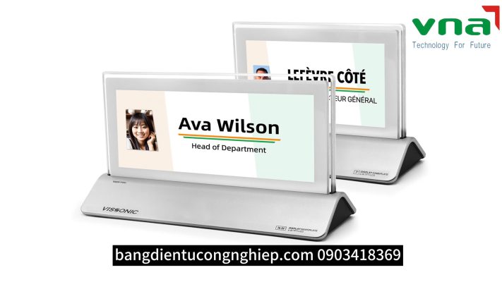 Ưu điểm nổi bật của bảng chức danh điện tử dùng pin
