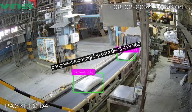 Camera AI đếm bao thóc