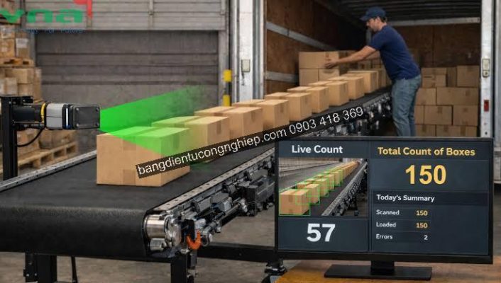 Camera AI đếm bưu kiện giải pháp cho ngành Logistics thời công nghệ